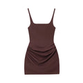 Damen Bodycon Minikleid – Träger, Sexy, Schnürdetails, Herbst 2025