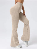 High‑Waist Stretch Bell‑Bottom Pants for Women – Slim Fit Workout & Casual Wear