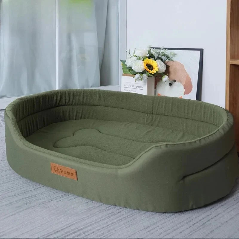 Winter Hundekissen Sofa – Flauschig, Warm, für Große Hunde