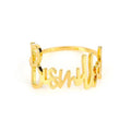 Goldene Serviettenringe – Hochzeit, Hotel, Tischdeko, Rund