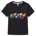 Kids Summer T-shirts for Boys Girls Tops Cartoon The Fixies Witch Wizard Funny T Shirt Girls Short Sleeves Cotton Children Tees