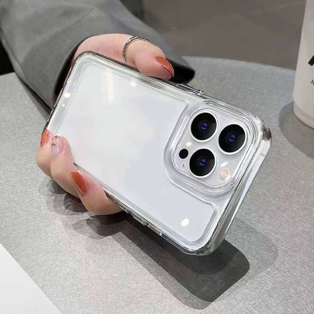 Silikon iPhone Hülle – Stoßfest, Transparent – iPhone 11 bis 17