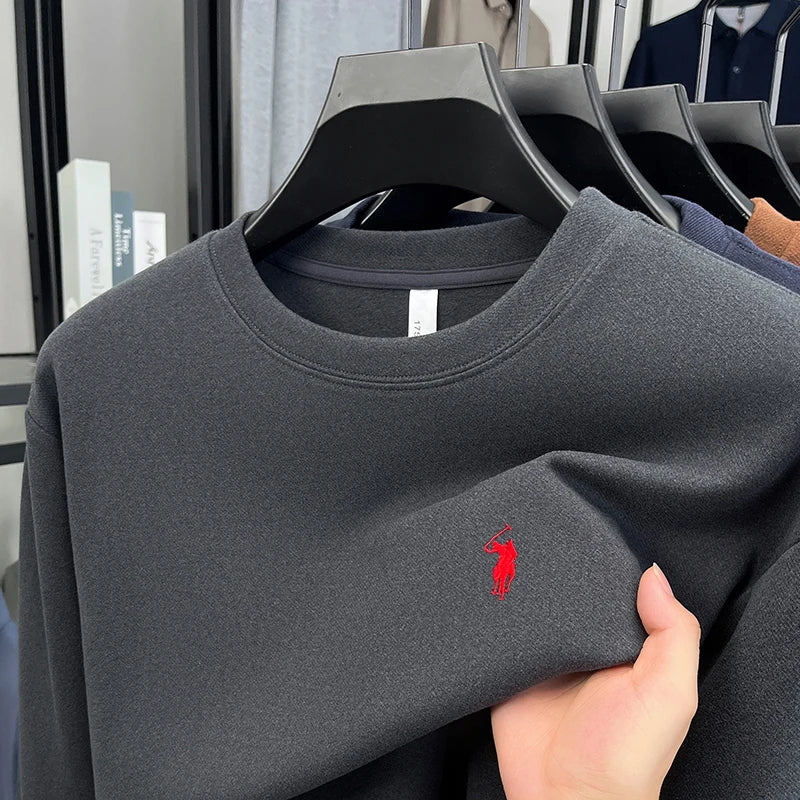 Herren Langarm T-Shirt – Premium Qualität, Herbst, Slim Fit