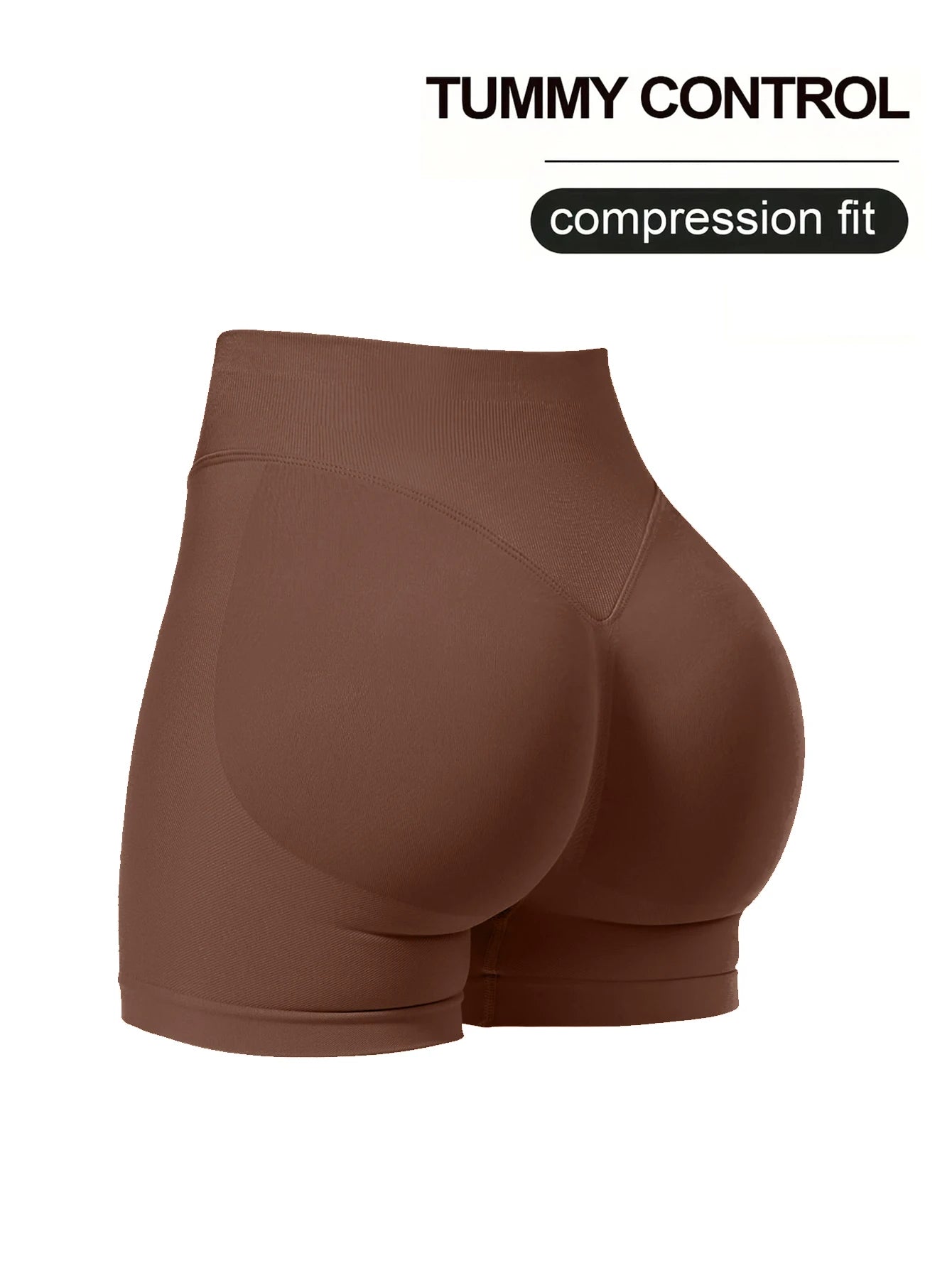 Pilates High‑Stretch Knit Shorts – Medium‑Intensity Training Fit with Peach‑Lift Design