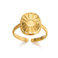 Edelstahl Ringe für Damen – 316L, Verstellbar, Muschel-Design