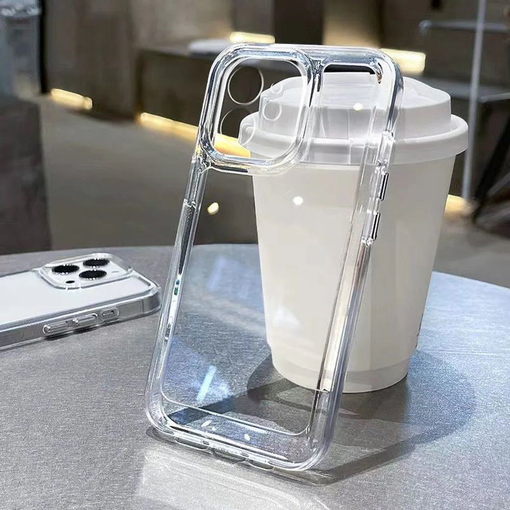 Silikon iPhone Hülle – Stoßfest, Transparent – iPhone 11 bis 17