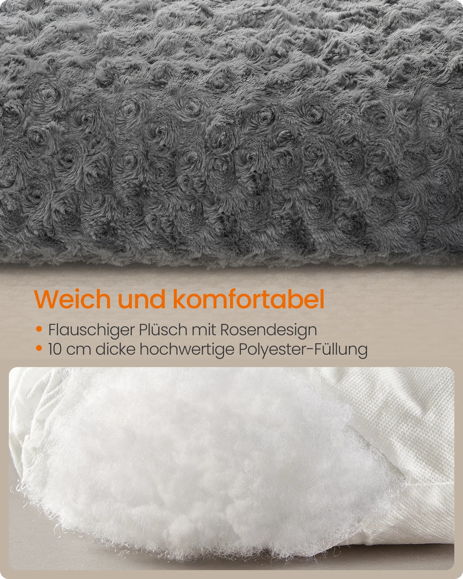 Hundekissen XXL – Flauschig, Große Hunde, Waschbar
