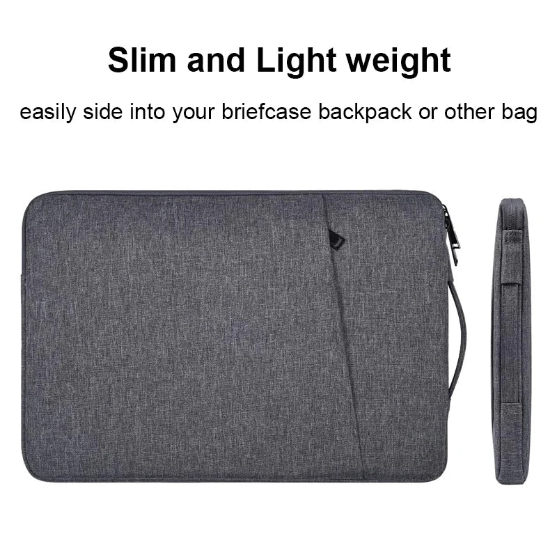 Laptop Sleeve Tasche – Wasserabweisend, 13–15,6 Zoll für MacBook & Notebooks