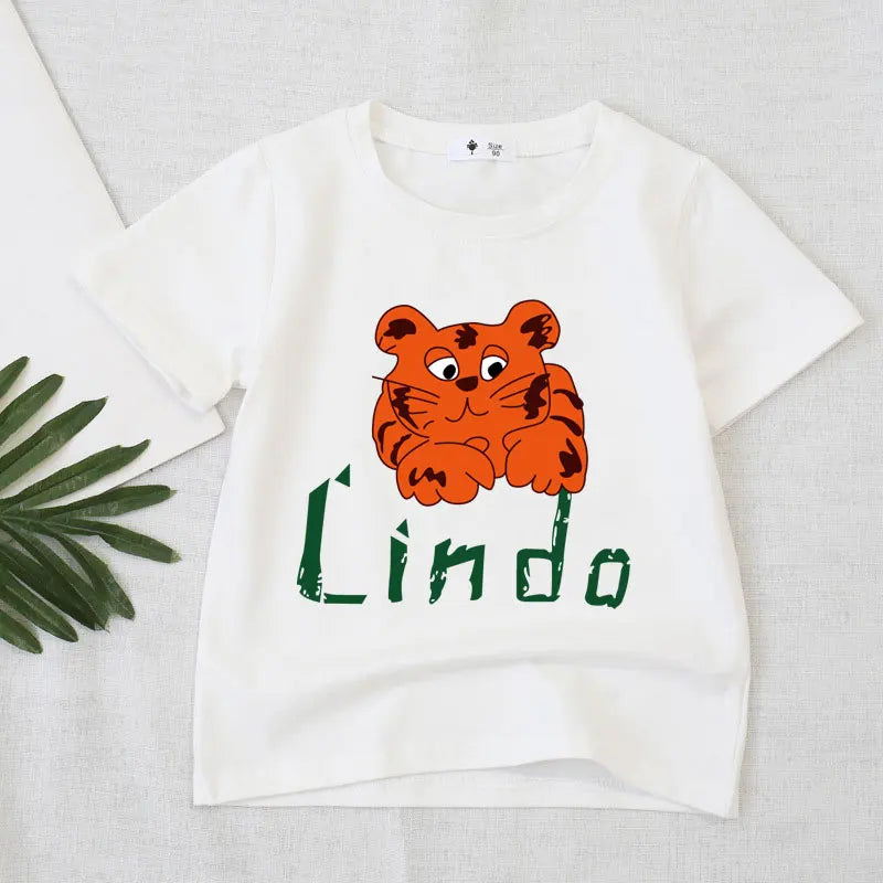 Kids T-shirt Summer 2026 Tops for Boys Short-sleeve Girls Shirts Cartoon Children Blouse Baby Tees Toddler Outerwear Clothes