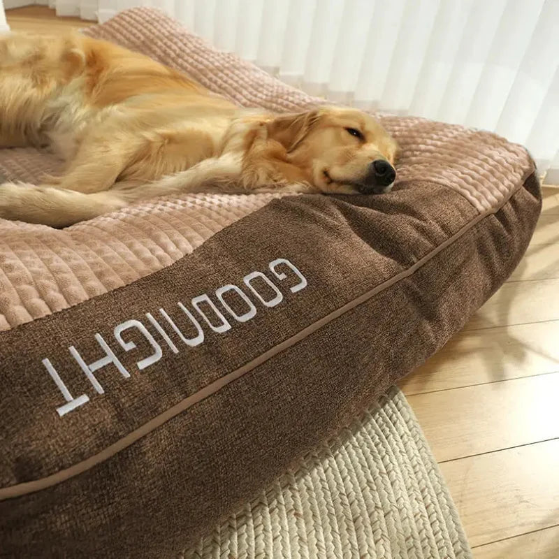 Hundebett Ganzjahres – Große Rassen, Abnehmbarer & Waschbarer Bezug