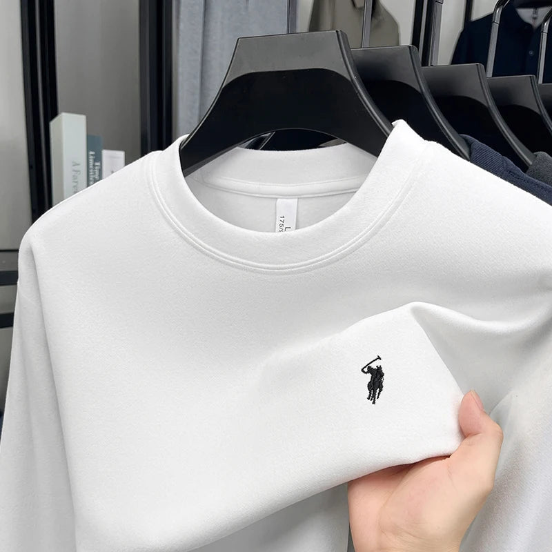 Herren Langarm T-Shirt – Premium Qualität, Herbst, Slim Fit