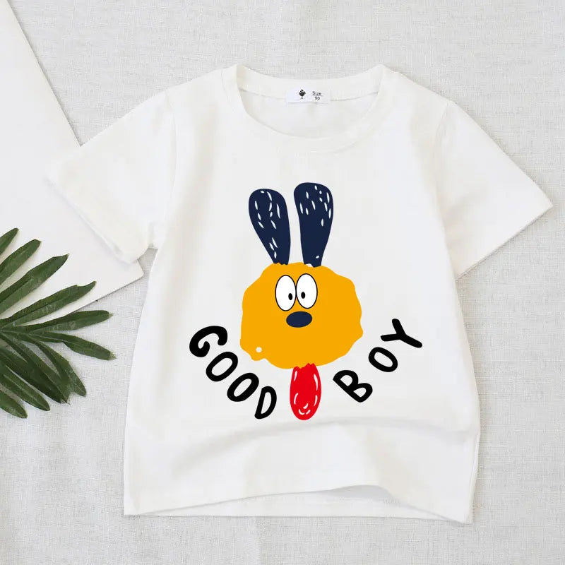 Kids T-shirt Summer 2026 Tops for Boys Short-sleeve Girls Shirts Cartoon Children Blouse Baby Tees Toddler Outerwear Clothes