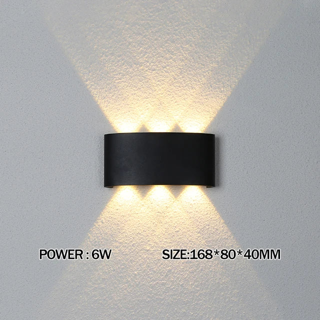 LED Wandlampe – Innen & Außen, Wasserdicht, 2W–12W, Modern
