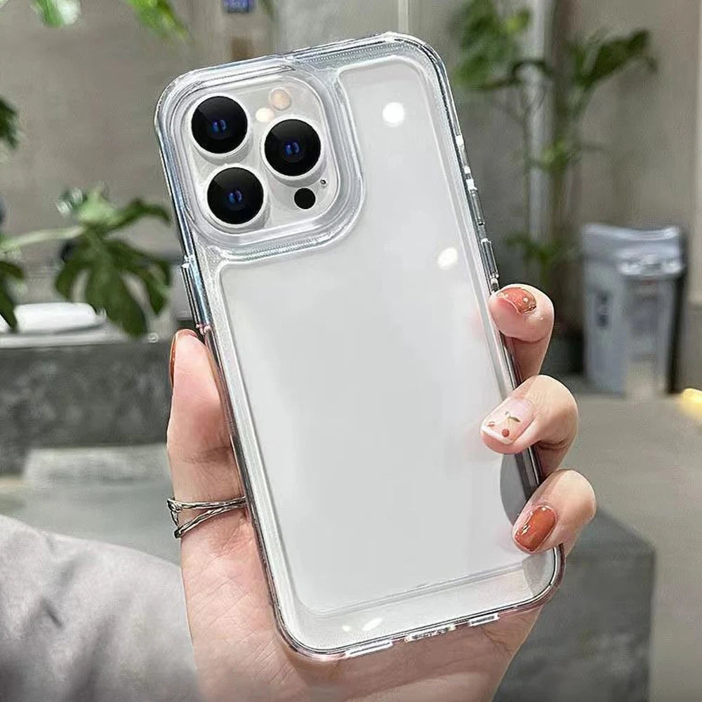 Silikon iPhone Hülle – Stoßfest, Transparent – iPhone 11 bis 17