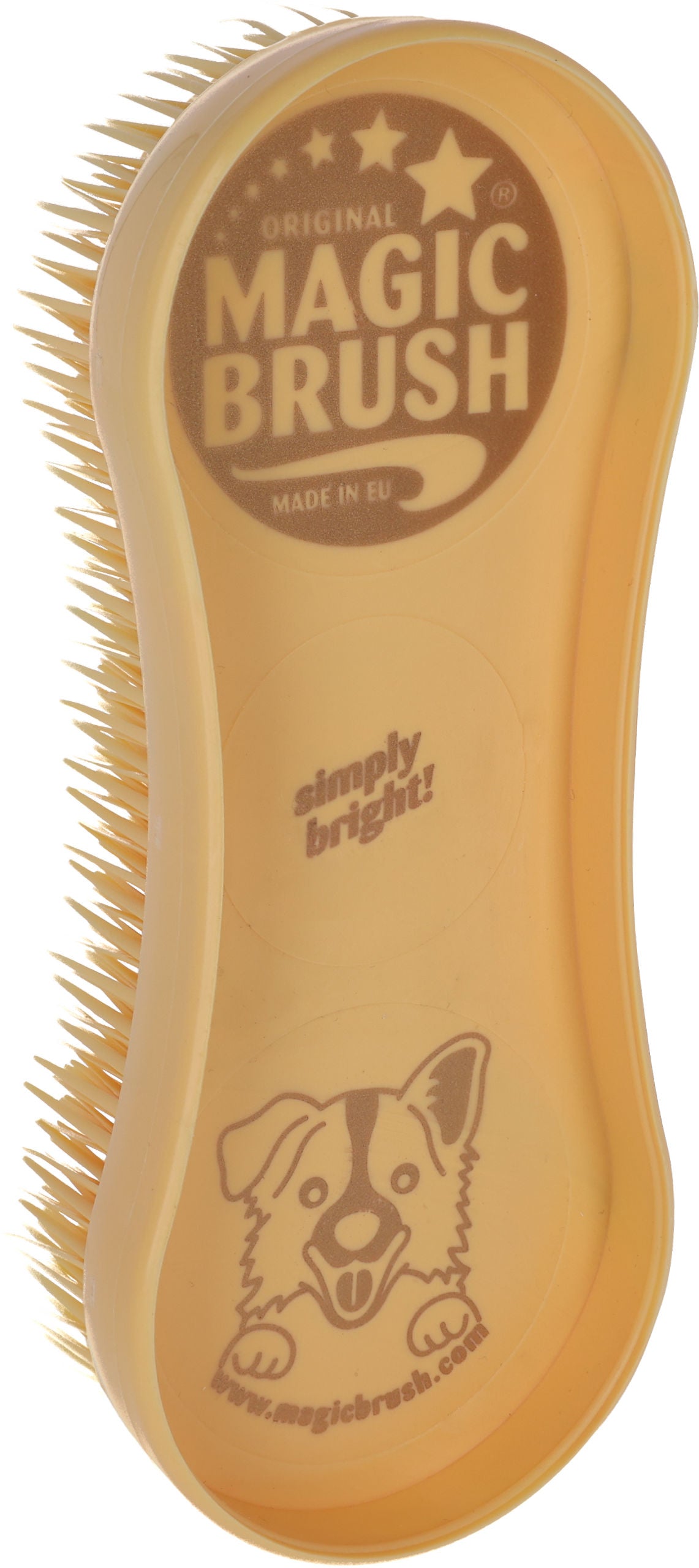MagicBrush Dog Fellbürste Golden für kurzes und mittellanges Fell